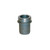 Buchanan Rubber PM-300-A Short Shank, 3 in MPT, Aluminum