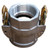 Buchanan Rubber CGDSL-600-A1 Cam and Groove Self-Locking Crimplok Coupler, 6 in Type D x 6 in FPT, Aluminum