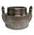 Buchanan Rubber CGBSL-300-SS1 Cam and Groove Self-Locking Crimplok Coupler, 3 in Type B x 3 in MNPT, Stainless Steel