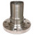 Buchanan Rubber CNFL-400CR-SS316 Crimplok Combination Nipple, 4 in Flanged x 4 in Hose Barbed, Stainless Steel