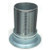 Buchanan Rubber CNTB-300CR-S Crimplok Turnback Plain Nipple, 3 in Barbed x 3 in, Steel