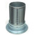 Buchanan Rubber CNTB-300CR-SS316 Crimplok Turnback Nipple, 3 in Barbed x 3 in, Stainless Steel