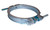 Buchanan Rubber DBC-76-DP Heavy-Duty Double Bolt Clamp, 2-3/8 in Nominal, 2-3/8 in Minimum Clamp Diameter, Ductile Iron