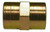 Midland Metal 5000168 Pipe Reducing Coupling, 1 in FPT x 1/2 in FPT, Steel