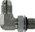 Midland Metal 6801NWO816 90 deg Elbow, 1/2 in 37 deg JIC Male Flared x 1 in Male ORB, Steel