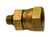 Midland Metal 6900O104 Straight Swivel Adapter, 5/8 in Male ORB x 1/4 in FNPSM, Steel