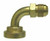 Midland Metal 18041212 90 deg Adapter Elbow, 3/4 in MJIC x 3/4 in Code 62 Flanged, Steel