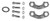Midland Metal 190232 Split Flange Kit, 2 in Code 62 Flange, Steel