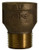 Midland Metal 44621LF Extension Piece, 1/2 in FPT x 1/2 in MPT, Brass