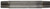 Midland Metal 48033 Welded Pipe Nipple, 1/4 in MPT x 1/4 in MPT, 9 in L, Stainless Steel, SCH 40 Schedule