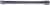 Ko-ken 4760Z-250 1/2 Sq. Dr. Extension Bar  1/2 Square Length 250mm Z-series