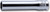 Ko-ken 2300MZ-7 1/4 Sq. Dr. Socket  7mm 6 point Length 50mm Z-series