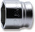 Ko-ken 2400MZ-12 1/4 Sq. Dr. Socket  12mm 6 point Length 15mm Z-series
