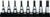Ko-ken RS3010MZ/8-L50 3/8 Sq. Dr. Bit Socket set  3-12mm Hex 200mm Z-series 8 pieces