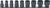 Ko-ken RS13401M/9 3/8 Sq. Dr. Socket set  8-22mm 6 point  Thin walled 9 pieces