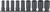 Ko-ken RS13301X/9 3/8 Sq. Dr. Socket set  8-22mm 6 point  Thin walled 9 pieces