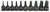 Ko-ken RS14012M/10-L60 1/2 Sq. Dr. Bit Socket set  4-19mm Hex Length 60mm  10 pieces