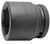 Ko-ken 17400M-50 1.1/2 Sq. Dr. Socket  50mm 6 point Length 84mm