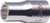 Ko-ken 2405A-1/8 1/4 Sq. Dr. Socket  1/8 12 point Length 22mm