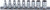 Ko-ken RS2405A/9 1/4 Sq. Dr. Socket set  3/16-1/2 12 point 150mm  9 pieces