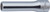 Ko-ken 2305A-11/32 1/4 Sq. Dr. Socket  11/32 12 point Length 50mm