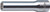 Ko-ken 2310M-9 1/4 Sq. Dr. Socket  9mm Surface Length 50mm
