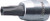 Ko-ken 2025.28-T15H 1/4 Sq. Dr. Tamper-Resistant TORX® T15H Bit Socket - Length 28mm