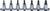 Ko-ken RS2025/7-IPR 1/4 Sq. Dr. 7 Piece Tamper-Resistant TORXplus® Bit Socket set 10IPR-40IPR