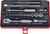 Ko-ken 2261M 1/4 Sq. Dr. 17 Piece Metric 6-Point Socket Set  4-12mm