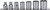 Ko-ken RS3400LH/7 3/8 Sq. Dr. Socket set  5S-16S  150mm  7 pieces