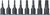Ko-ken RS3012A/8-L52 3/8 Sq. Dr. Bit Socket set  1/8-1/2 Hex 200mm  8 pieces