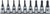 Ko-ken RS3025/9-IPR 3/8 Sq. Dr. 9 Piece Tamper-Resistant TORXplus® Bit Socket set  10IPR-50IPR