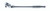 Ko-ken 3774PB 3/8 Sq. Dr. Ratchet Handle  24 teeth Flexible Head Length 265mm Push Button Polished Handle