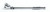 Ko-ken 3774PL 3/8 Sq. Dr. Ratchet Handle  24 teeth Locking Flexible Head Length 265mm  Polished Handle