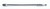 Ko-ken 3768P-380 3/8 Sq. Dr. Hinge Handle    Length 380mm  Polished Handle