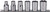Ko-ken RS4400LH/6 1/2 Sq. Dr. Socket set  6S-16S  200mm  6 pieces