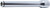 Ko-ken 4325(2B)-E12(L140) 1/2 Sq. Dr. Extra Deep Nut Grip TORX® E12 Socket - Length 140mm
