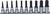 Ko-ken RS4010M/10-L50 1/2 Sq. Dr. Bit Socket set  4mm-19mm Hex 300mm  10 pieces