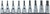 Ko-ken RS4025/9-IP 1/2 Sq. Dr. Bit Socket 9 piece TORXplus® set 20IP-60IP