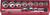 Ko-ken 8200M 1 Sq. Dr. 12 Piece 12-Point Metric Socket Set  35-63mm