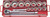 Ko-ken 8225M 1 Sq. Dr. 15 Piece 12-Point Metric Socket Set  32-80mm