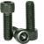 #12-24 x 2" Socket Head Cap Screws, Thermal Black Oxide, Partial Thread, Coarse (UNC), Alloy Steel, Qty 100