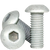 #8-32 x 3/8" Button Head Socket Cap Screws, Mechanical Zinc Cr+3, Full Thread, Coarse (UNC), Alloy Steel, Qty 100