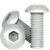 3/8"-16 x 1" Button Head Socket Cap Screws, Mechanical Zinc Cr+3, Full Thread, Coarse (UNC), Alloy Steel, Qty 100