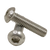 M8-1.25 x 35 mm Button Head Socket Cap Screws, 316 Stainless Steel A4, Full Thread, Coarse (UNC), Qty 100