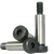 3/8"-5/16-18 x 5 1/2" Socket Shoulder Screws, Non-Standard, Thermal Black Oxide, Alloy Steel, Qty 25