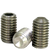 1/2"-13 x 1" Socket Set Screws, Cup Point, Plain Finish, Coarse (UNC), Ni-Cu Alloy, Qty 25