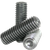 M8-1.25 x 18 mm Socket Set Screws, Cup Point, Grade 45H, Thermal Black Oxide, Coarse (UNC), ISO 4029 / DIN 916, Qty 100