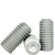 #10-32 x 5/8" Socket Set Screws, Cup Point, Mechanical Zinc Cr+3, Fine (UNF), Alloy Steel, Qty 100