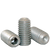 #8-32 x 3/16" Socket Set Screws, Cup Point, Zinc-Bake Cr+3, Coarse (UNC), Alloy Steel, Qty 100